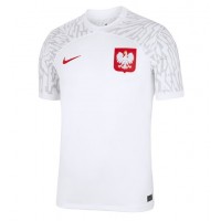 Polen Fußballbekleidung Heimtrikot WM 2022 Kurzarm